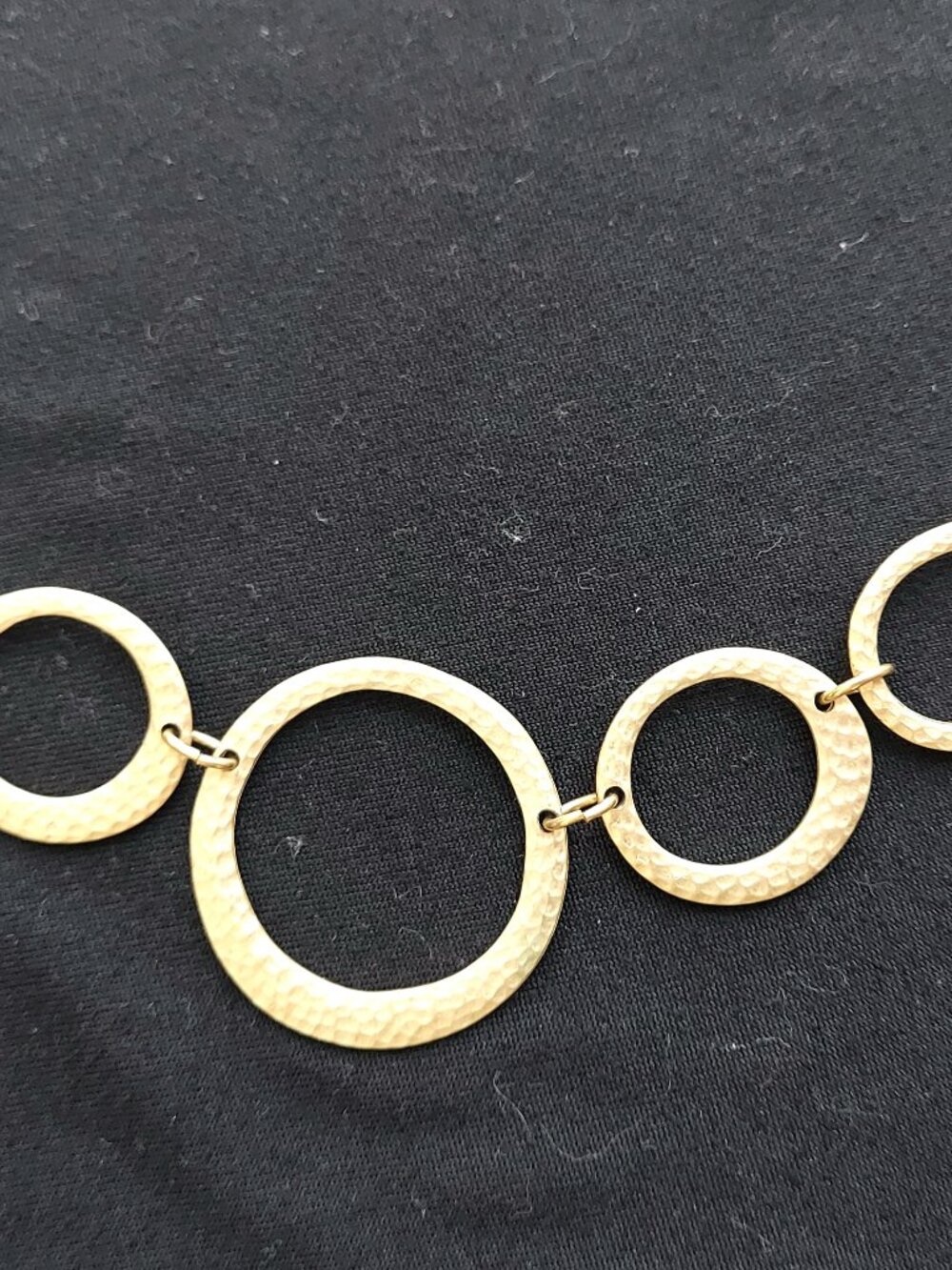 Premier Design Hammered Gold Bracelet